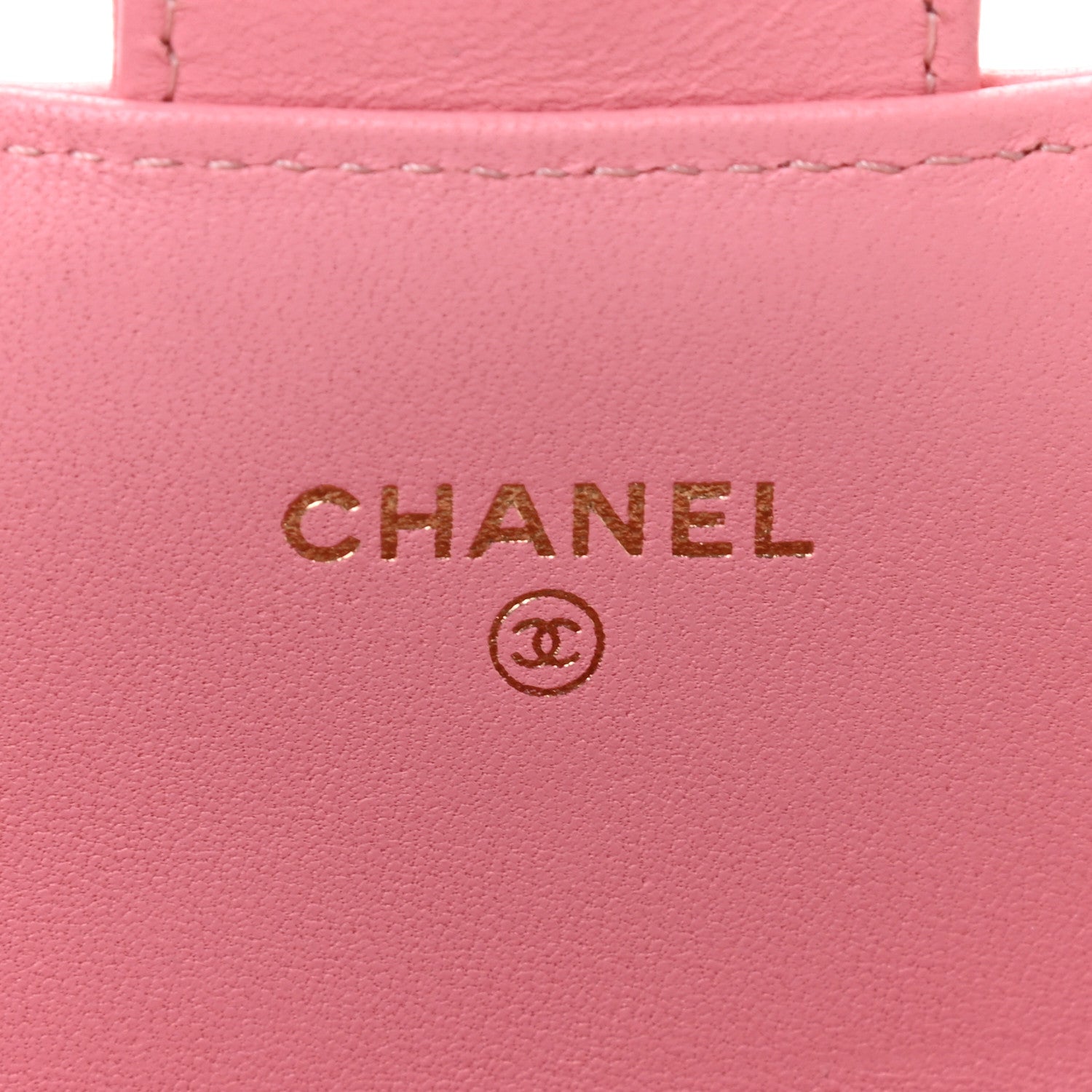 Chanel Lambskin Quilted Large Gusset Flap Wallet Pink 6 of 8
