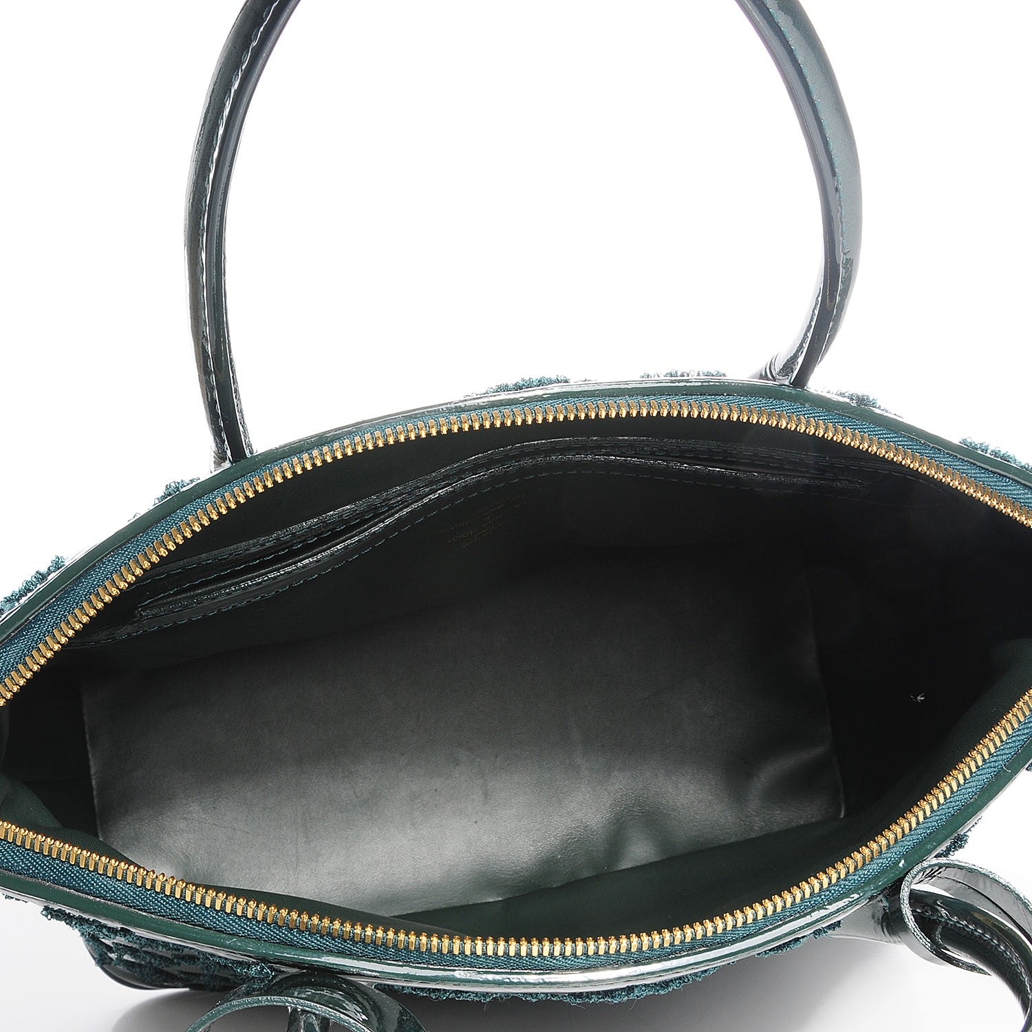 Louis Vuitton Patent Lambskin Fascination Lockit Vert Fonce 5 of 7