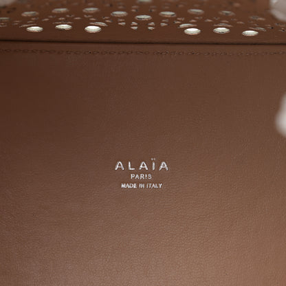 Alaia Calfskin Vienne Wave Mina 20 Bag White 7 of 12