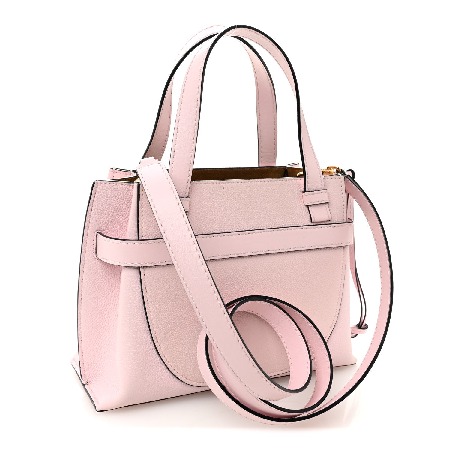 Loewe Calfskin Mini Gate Tote Icy Pink 1862654 – FASHIONPHILE