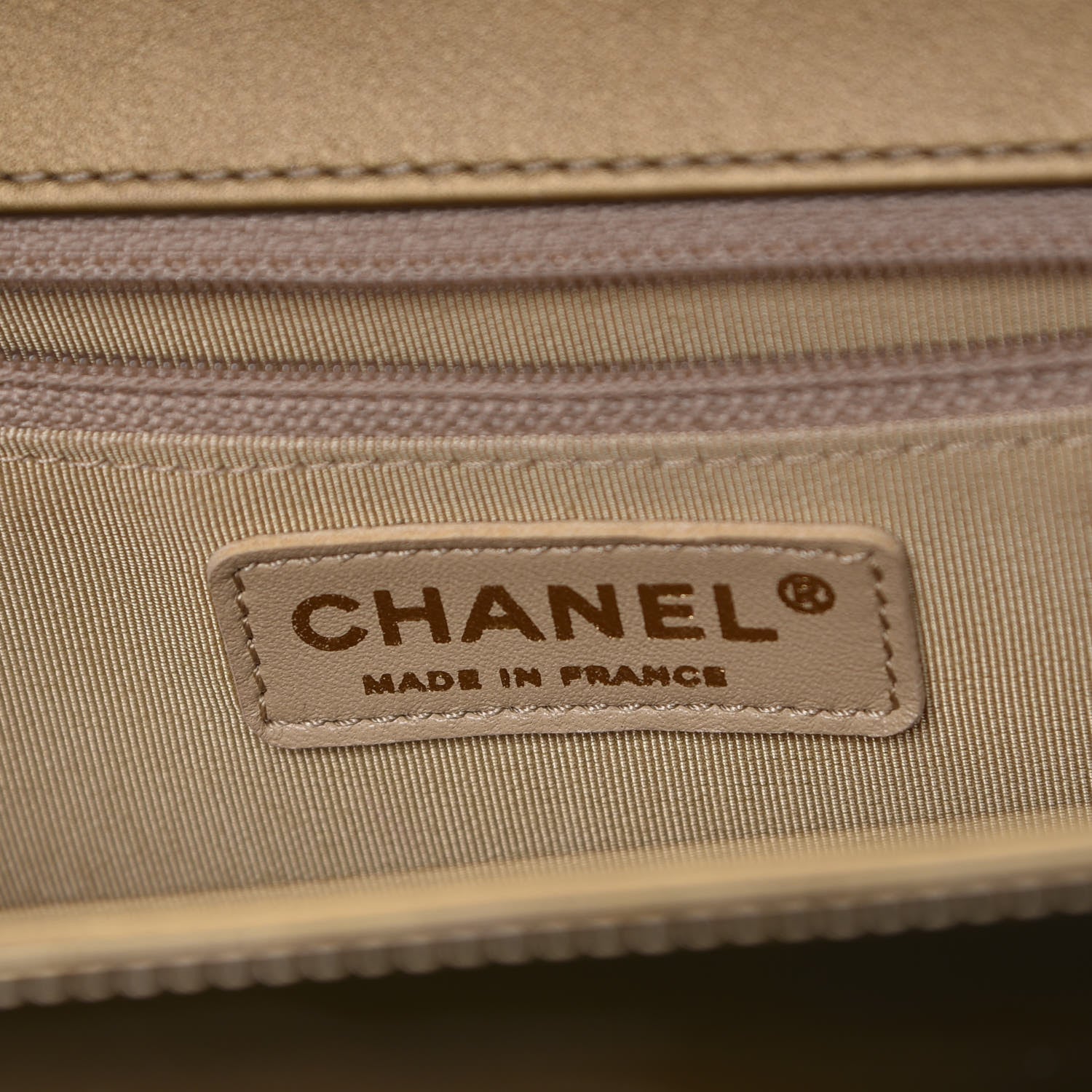 Chanel Metallic Patent Calfskin Quilted New Medium Boy Flap Gold 6 of 10