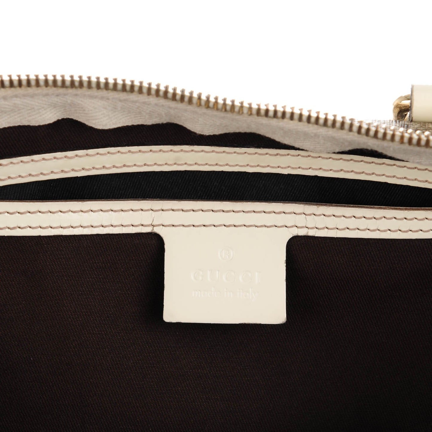 GG Plus Monogram Medium Joy Boston Off White