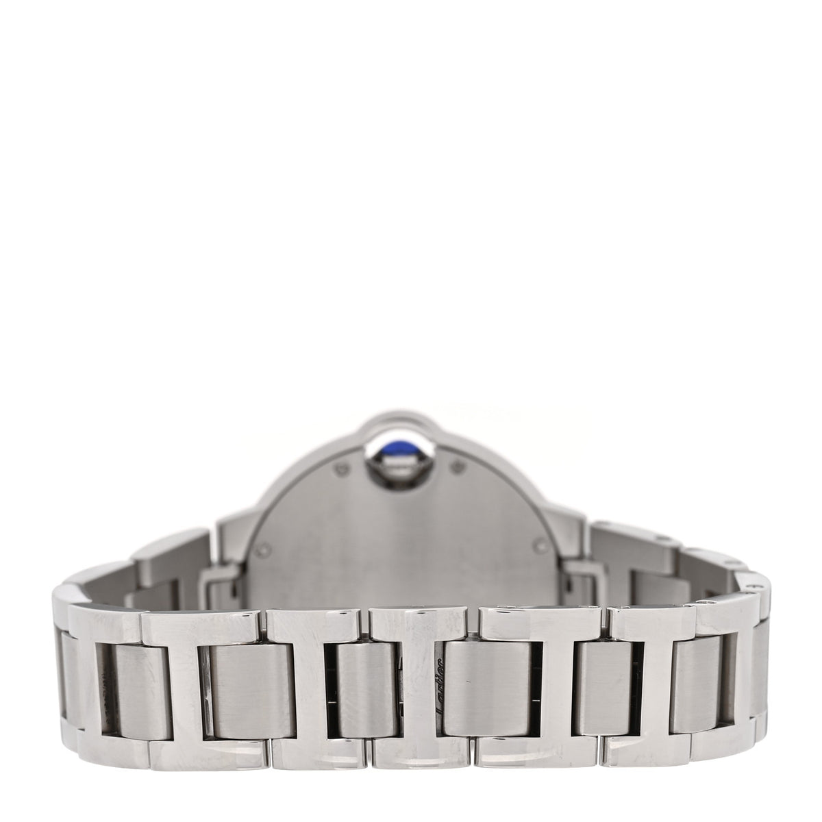 Cartier Stainless Steel Diamond Bezel 33mm Ballon Bleu De Cartier Automatic Watch Blue 3 of 5