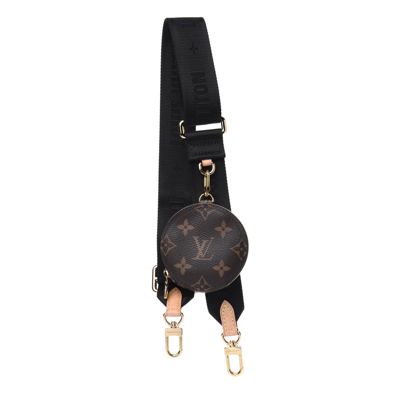 Louis Vuitton Monogram Multi Pochette Accessories Bandouliere Shoulder Strap Black 1 of 3