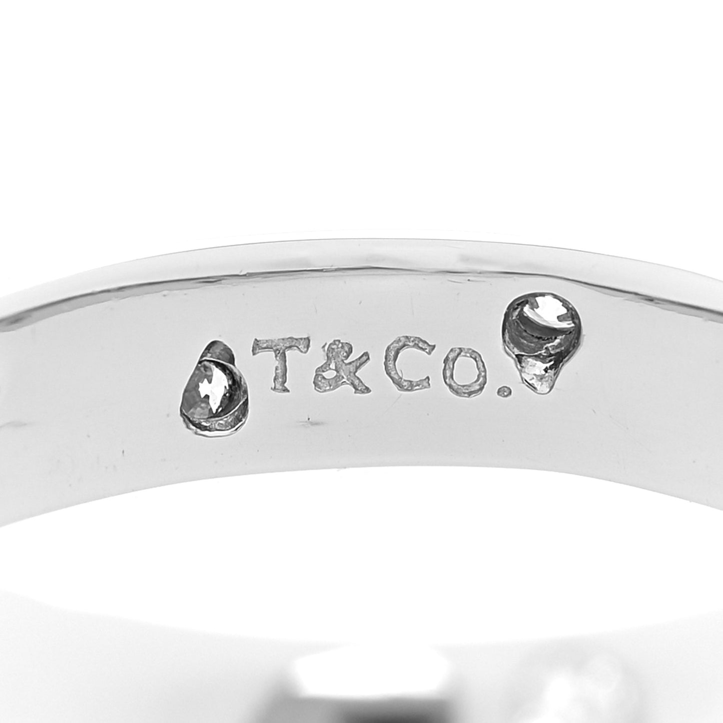 Platinum Diamond 4mm Etoile Band Ring 53 6.25