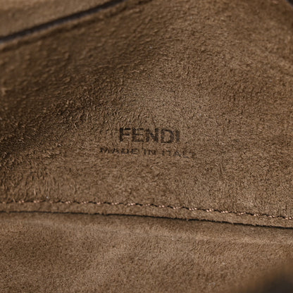 Fendi Fabric Jacquard FF 1974 Phone Baguette Tobacco Moro 6 of 11