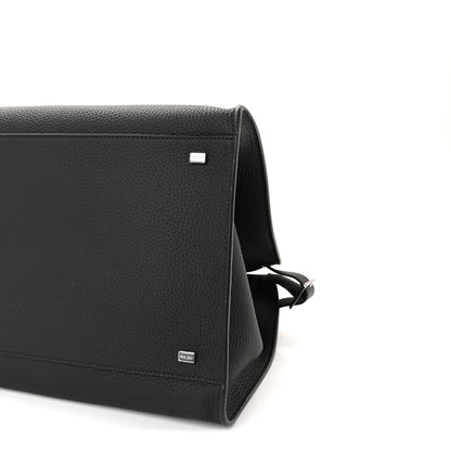 The Row Grained Calfskin Soft Margaux 17 Black 17 of 17