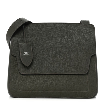 Hermes Togo Mali-Selle PM Messenger Bag Vert De Gris 1 of 9