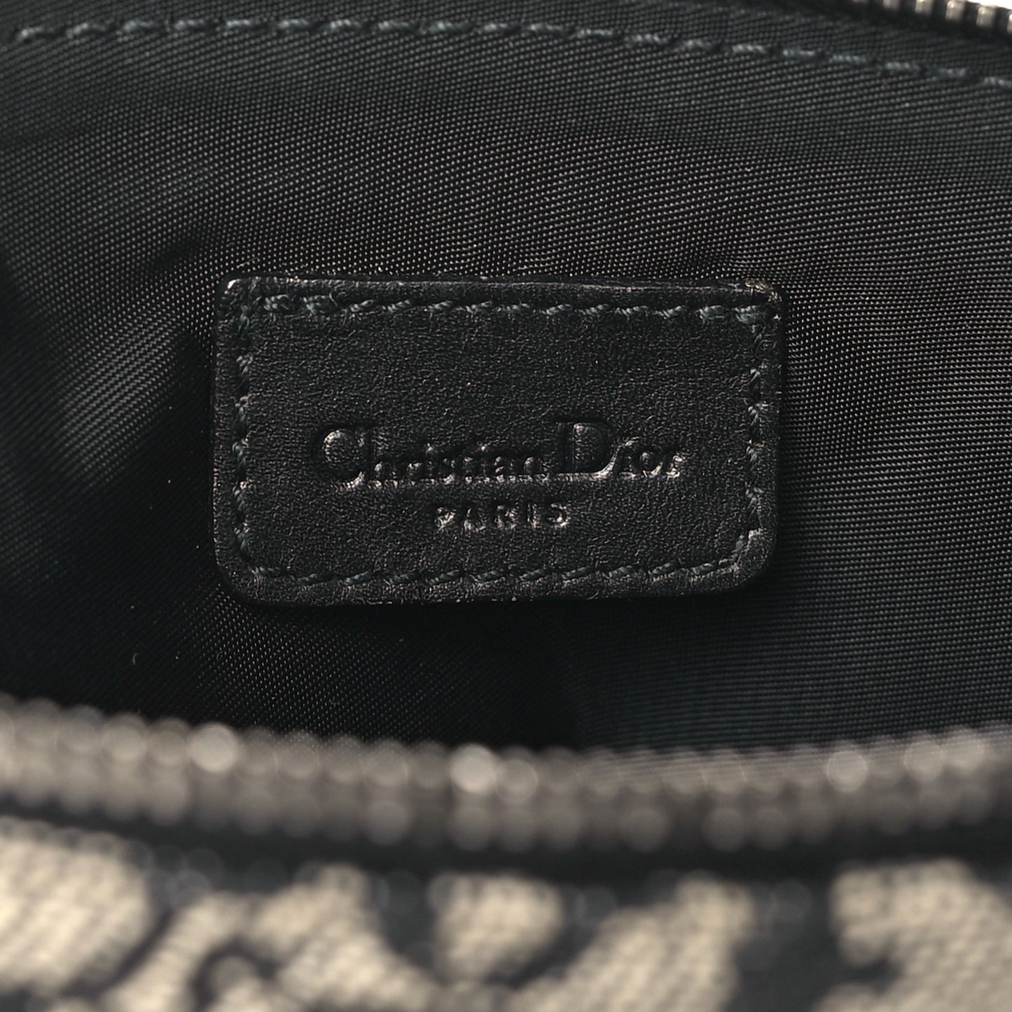 Monogram Mini Saddle Pochette Black