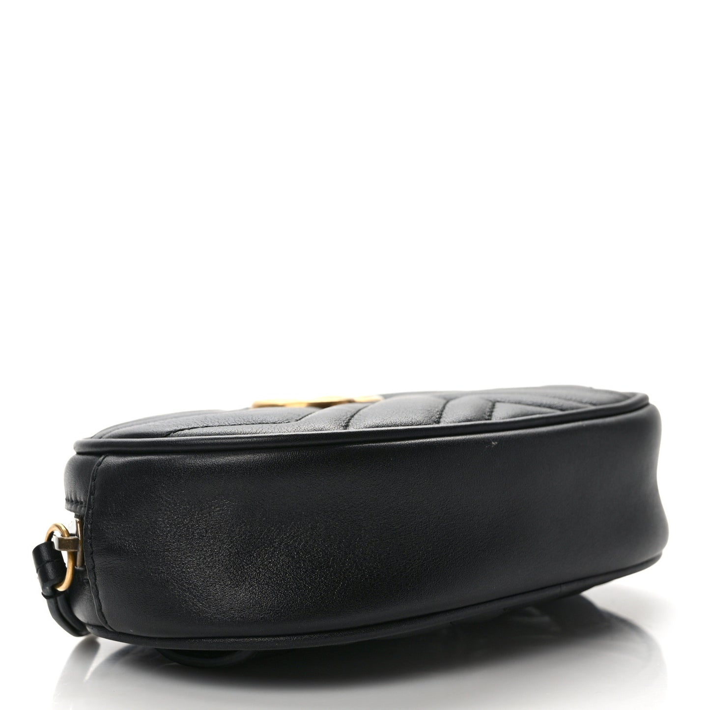 Calfskin Matelasse GG Marmont Belt Bag 85 34 Black