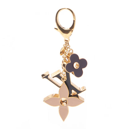 Louis Vuitton Fleur De Monogram Bag Charm Dore 3 of 4