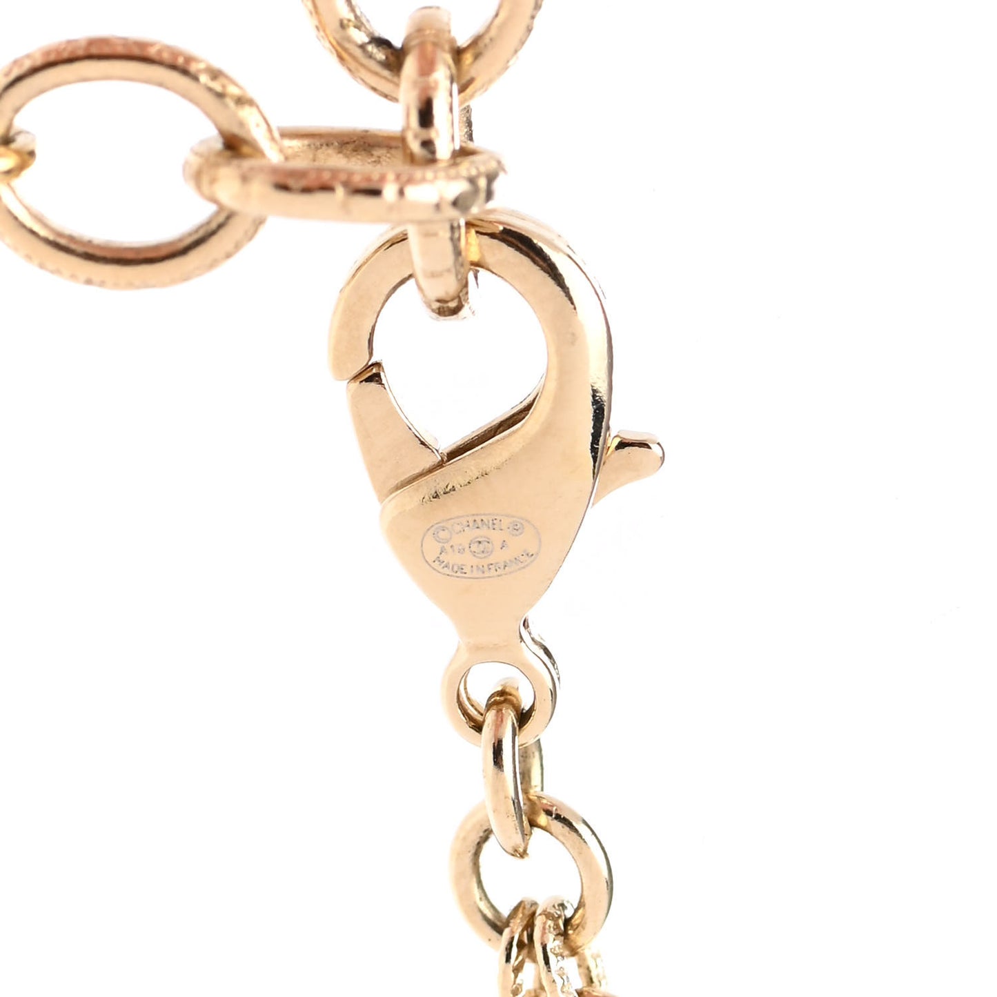 Crystal CC Pearl Drop Pendant Necklace