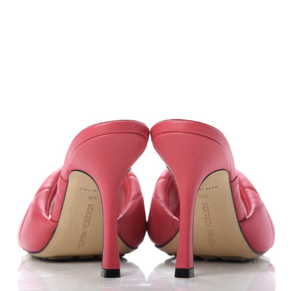 Bottega Veneta Nappa Quilted Rubber Lido Mule Sandals 38 Lollipop 6 of 9