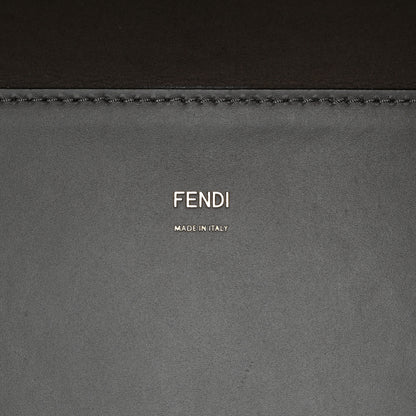 Fendi Vitello King Plexiglass Logo Embossed Medium Fendi Sunshine Shopper Tote Moon 6 of 10