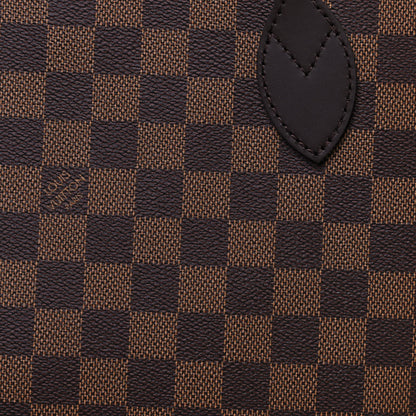 Louis Vuitton Damier Ebene Neo Neverfull MM Rose Ballerine 7 of 11