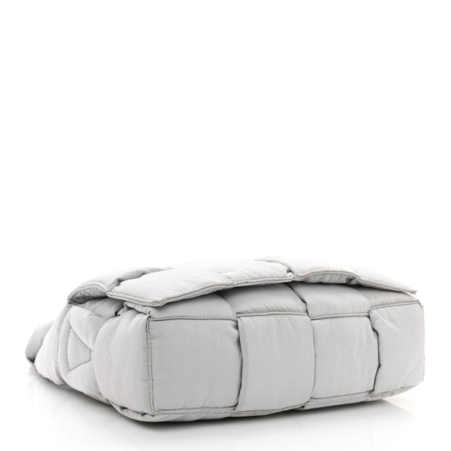Nylon Intrecciato Padded Tech Cassette Bag Frost