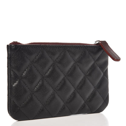 Chanel Caviar Quilted Small Cosmetic Case Black 3 of 7