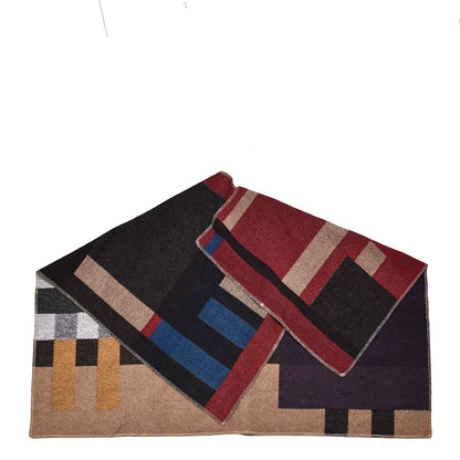 Burberry Wool Cashmere Mega Check Cape Scarf Scarf Multicolor 3 of 5