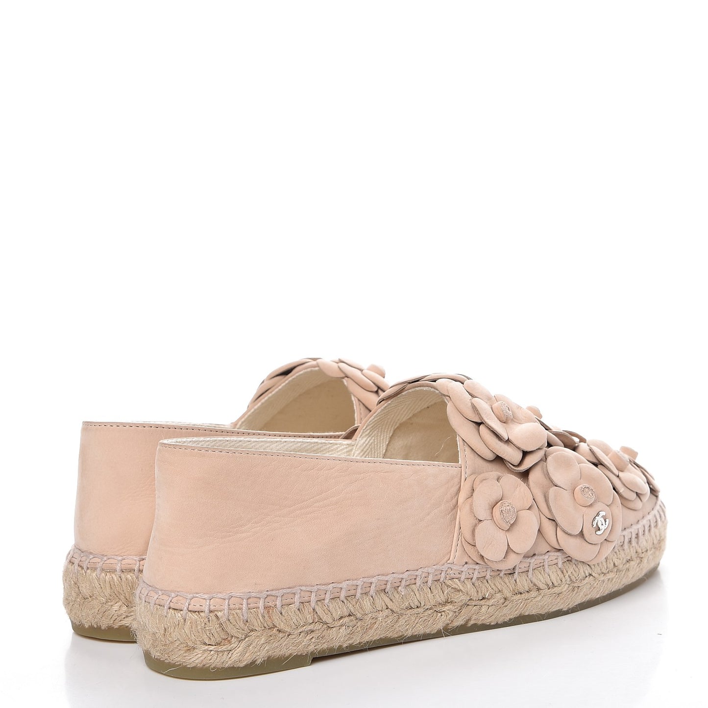 Suede Camellia CC Espadrilles 38 Pink