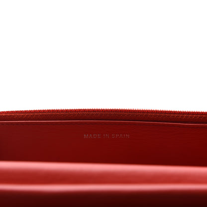 Chanel Patent Quilted Wallet On Chain WOC Red 12 of 14