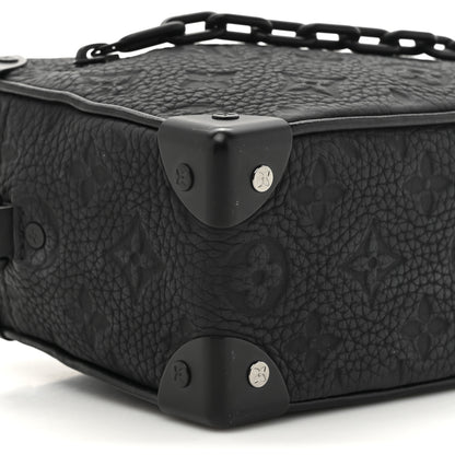 Louis Vuitton Taurillon Monogram Mini Soft Trunk Black 9 of 10