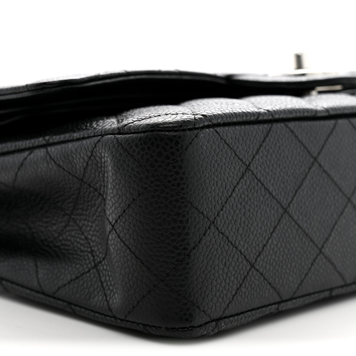 Chanel Caviar Quilted Medium Double Flap Black 9 of 11
