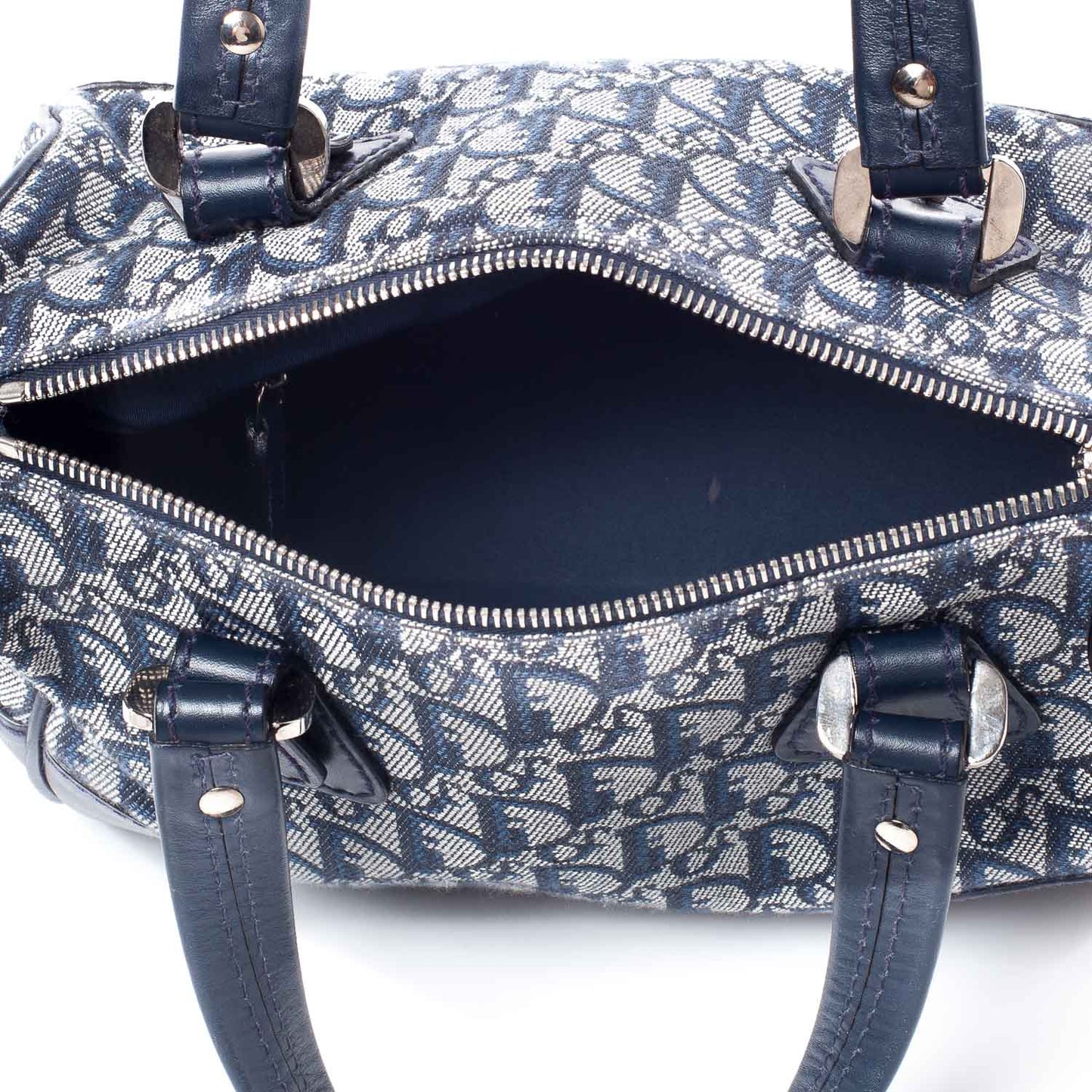 Denim Monogram Boston Navy Blue