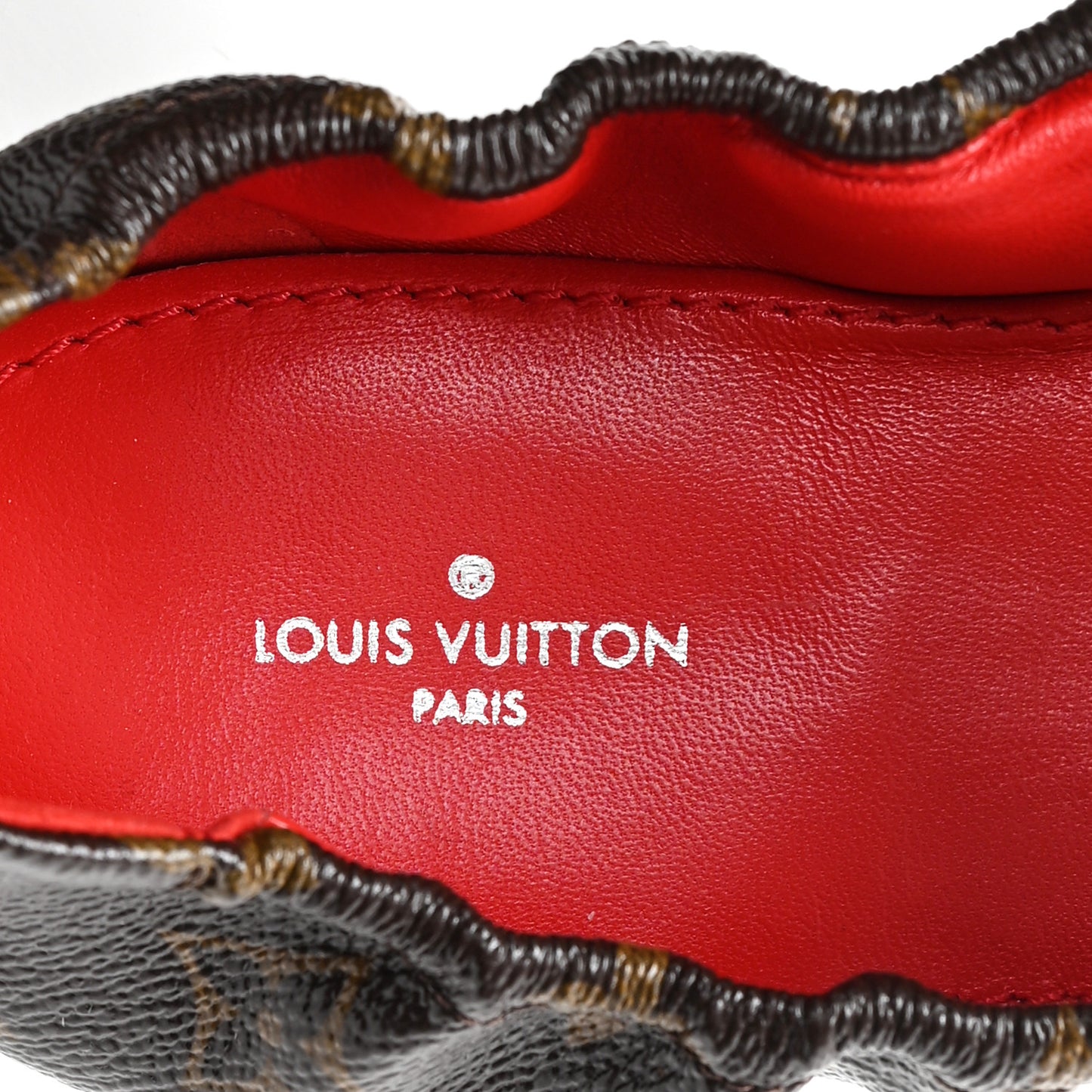 Monogram Patent Flirty Ballerina Flats 38.5 Coquelicot