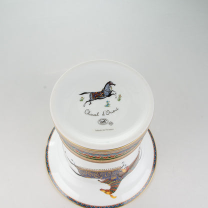 Hermes Porcelain Large Cheval D'Orient Vase 5 of 6