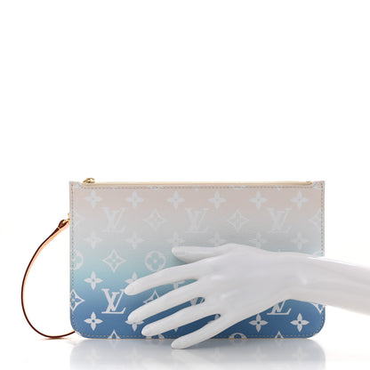 Louis Vuitton Monogram By The Pool Neverfull MM Pochette Blue 2 of 7