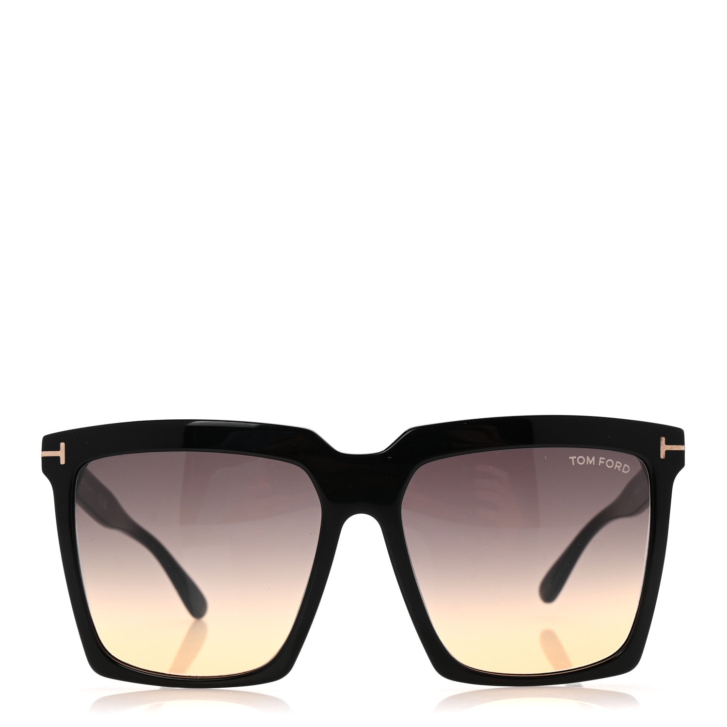 Tom Ford Acetate Sabrina Square Sunglasses TF764 Black 2 of 8