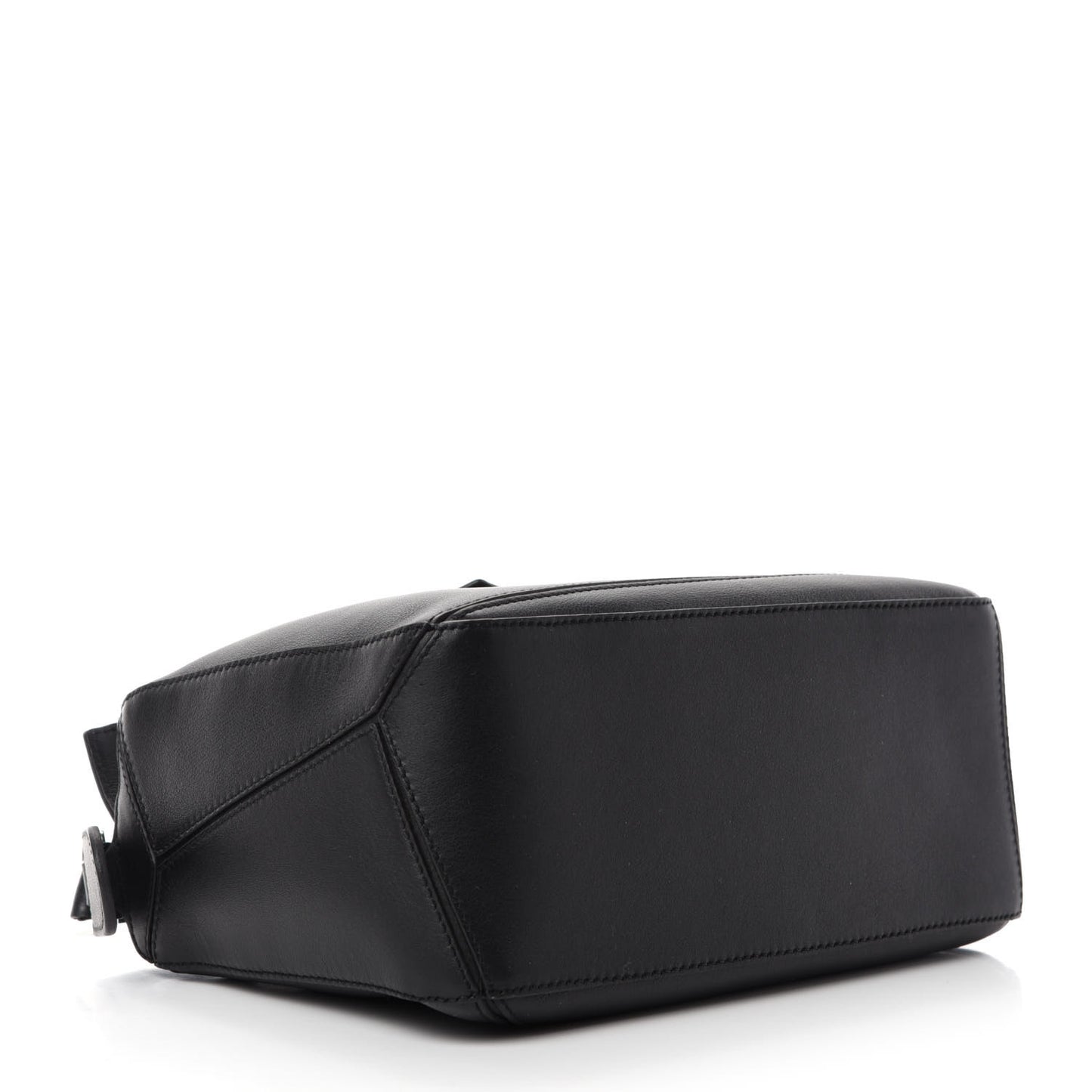 Calfskin Small Puzzle Bag Black