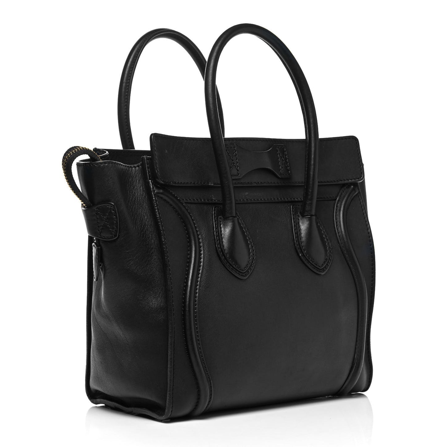 Smooth Calfskin Micro Luggage Black