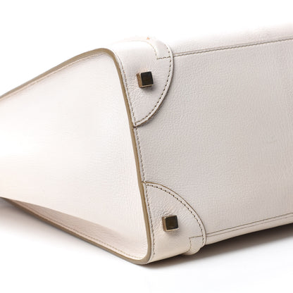 Celine Goatskin Mini Luggage White 6 of 20