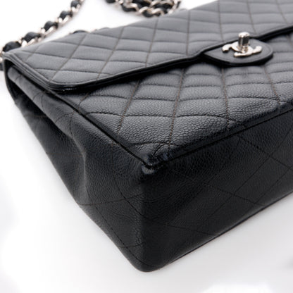 Chanel Caviar Jumbo Single Flap Black 13 of 14