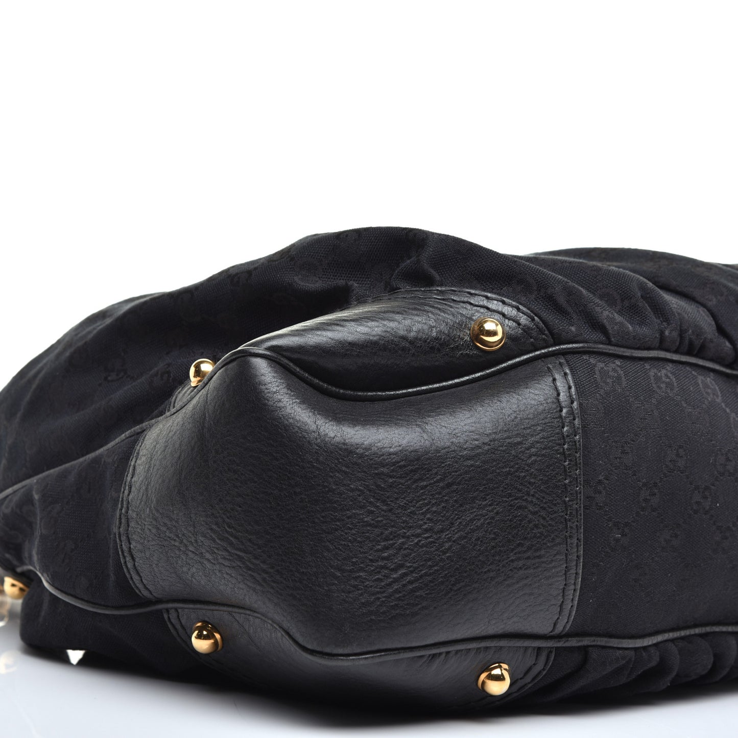 Monogram Large Jockey Hobo Black