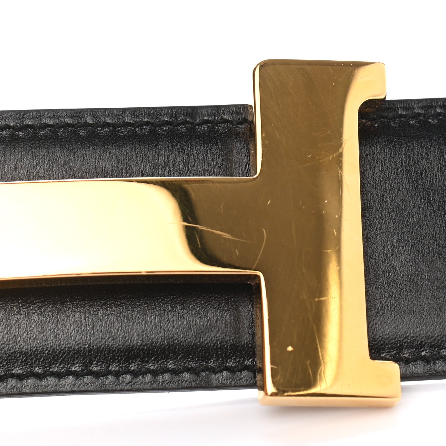 Hermes Box 32mm Constance H Belt 100 Black Chocolate 7 of 8