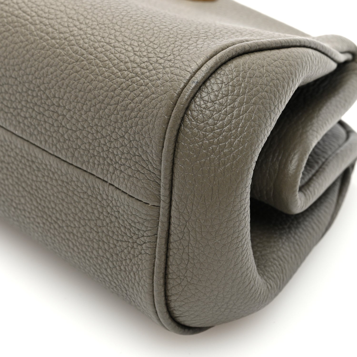 Salvatore Ferragamo Eram Calfskin Gancini Mini Clutch Green 9 of 9