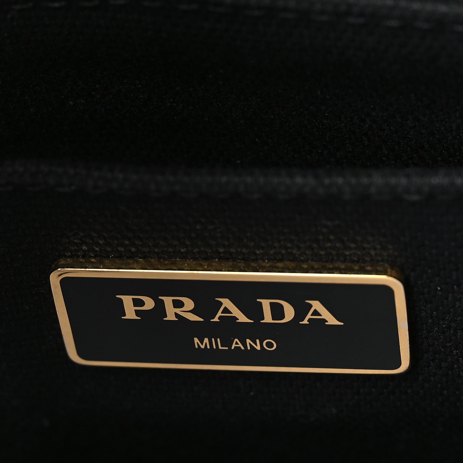Prada Canapa Small Logo Tote Black 6 of 9