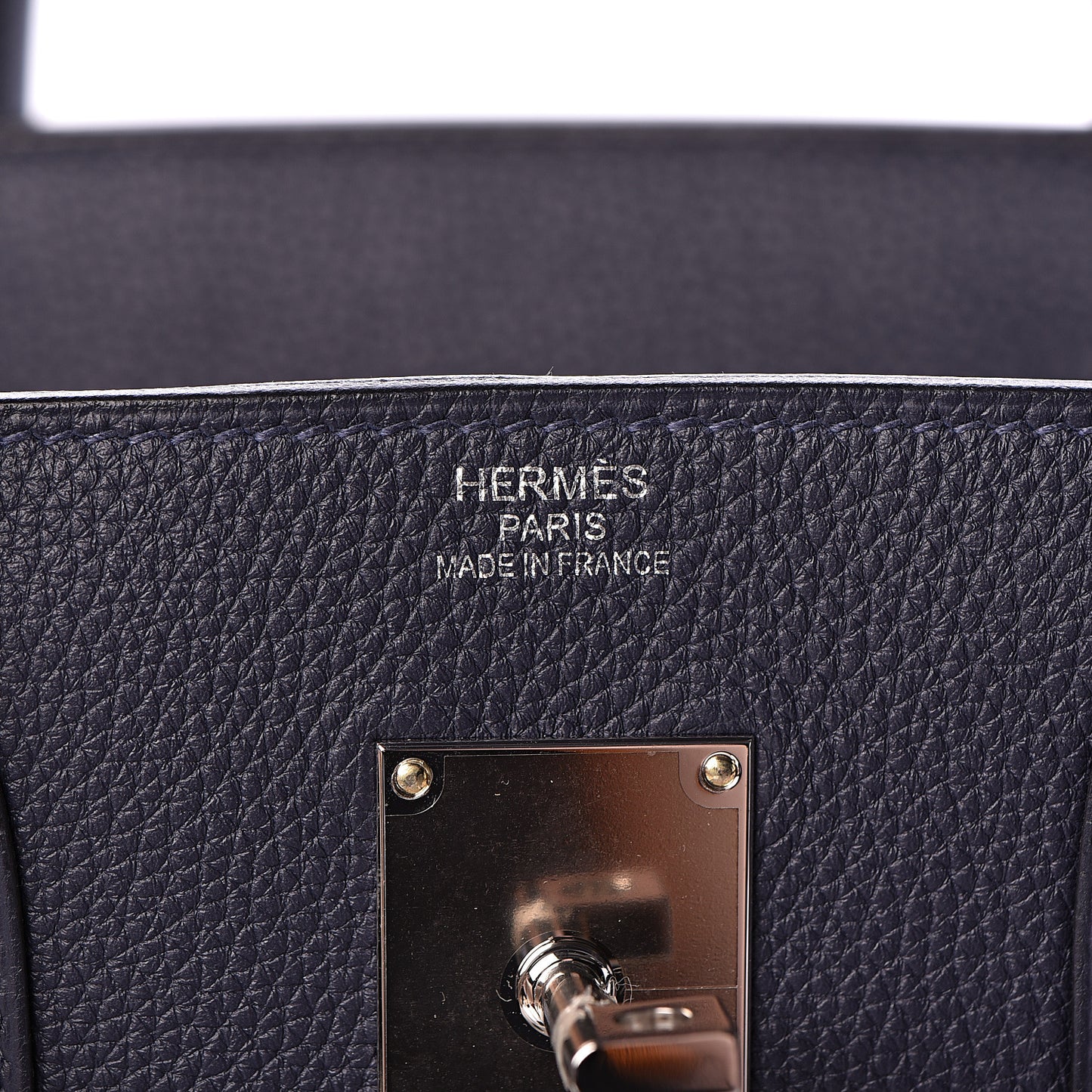 Togo Todoo Feutre HAC Birkin 40 Gris Clair Bleu Nuit