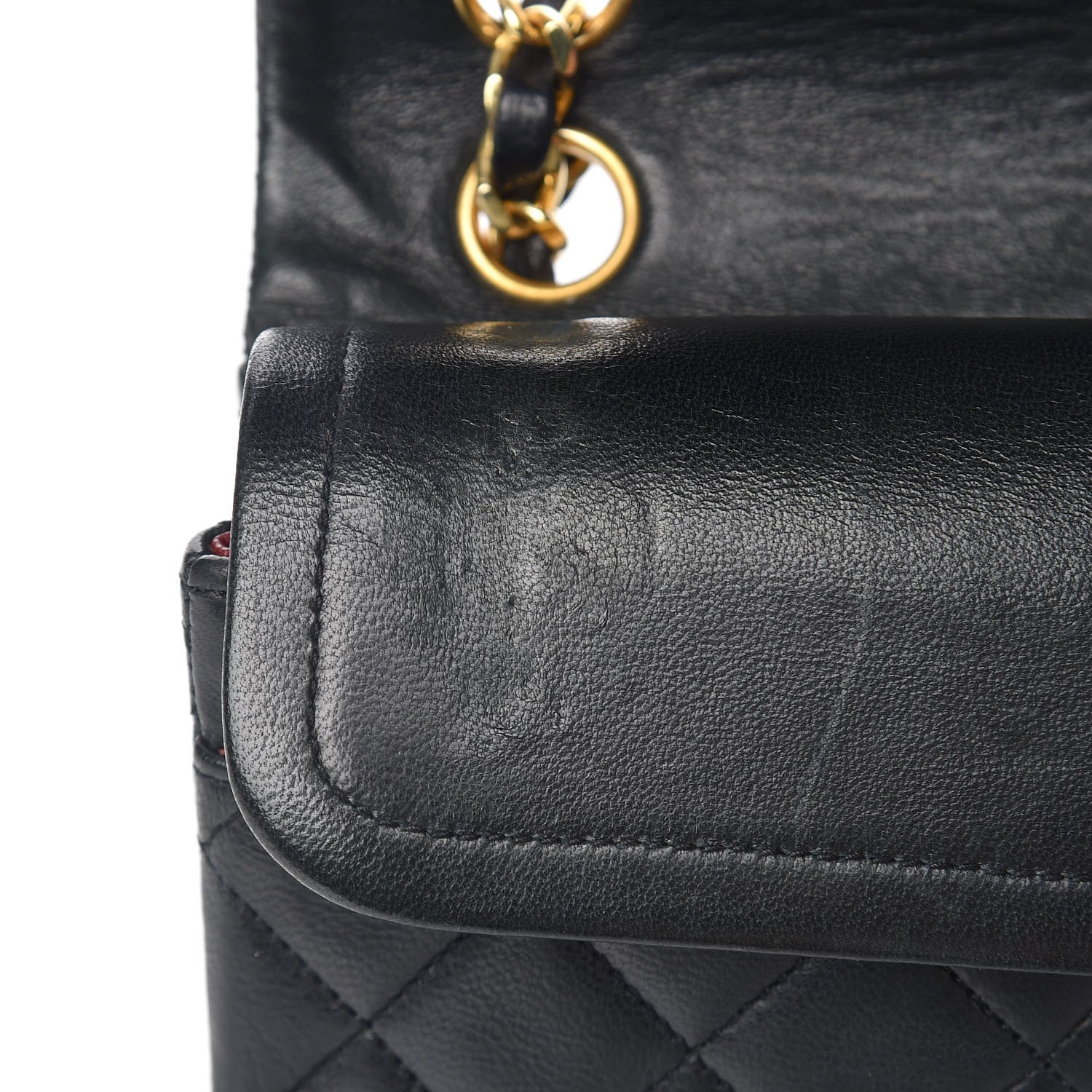 Chanel Lambskin Quilted Small Double Flap Black 11 of 17