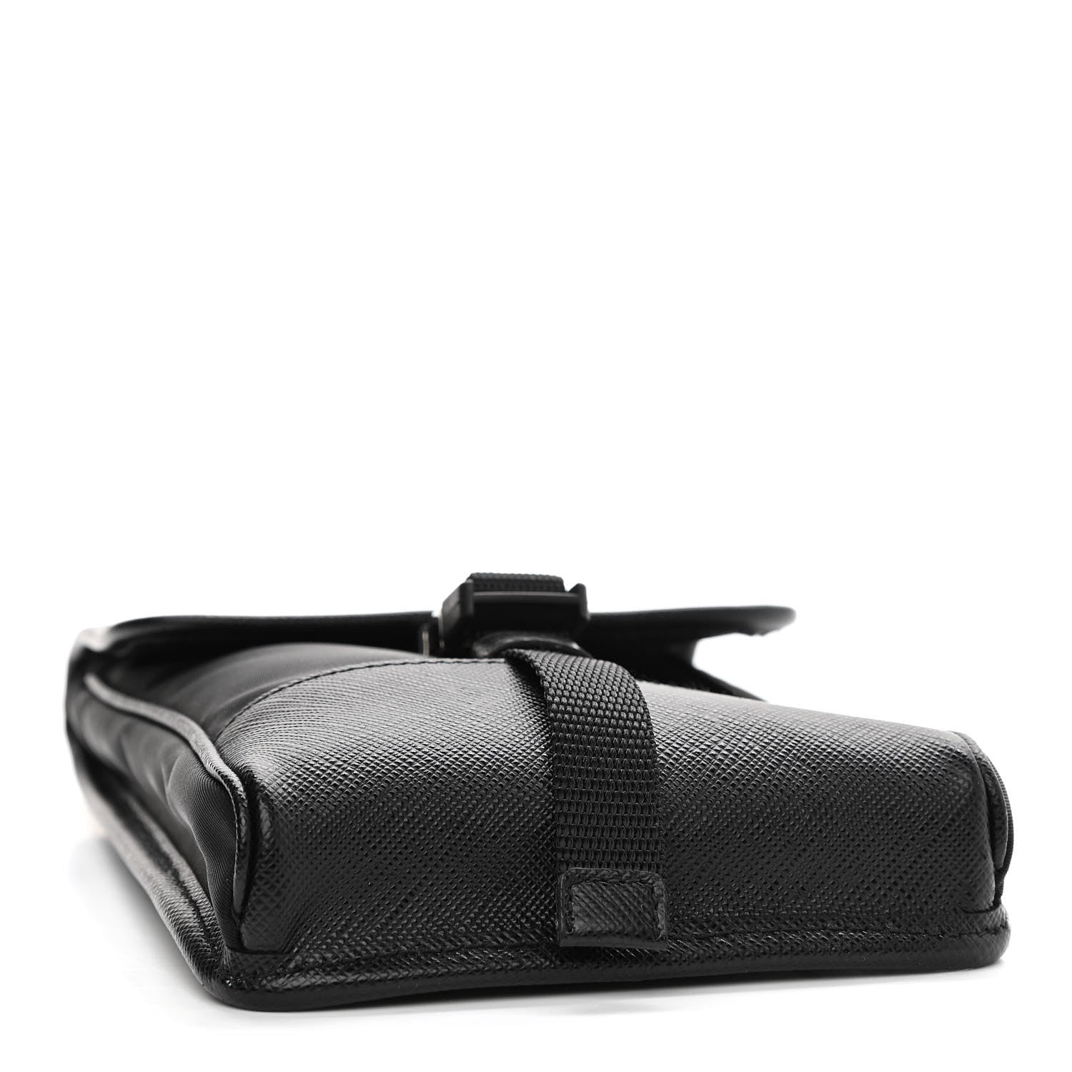 Prada Tessuto Nylon Saffiano Phone Case Crossbody Black 4 of 9