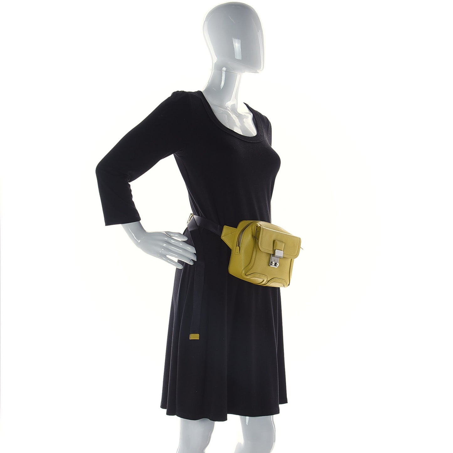 Calfskin Pashli Belt Bag Yellow