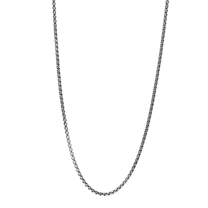 David Yurman Sterling Silver 2.7mm Small Box Chain Necklace 22" 1 of 4