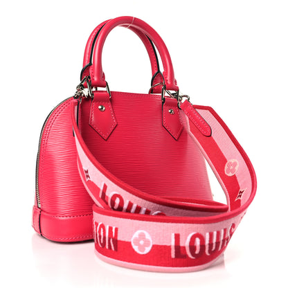 Louis Vuitton Epi Jacquard Alma BB Rose Pondicherry 3 of 8