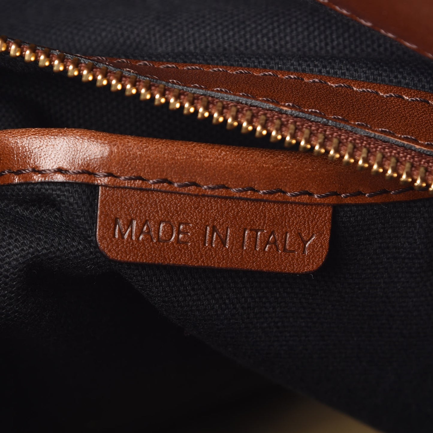 House Check Bridle Calfskin Medium Gosford Hobo Dark Tan