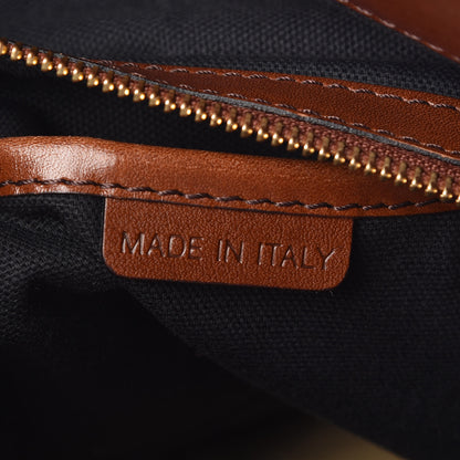 Burberry House Check Bridle Calfskin Medium Gosford Hobo Dark Tan 11 of 12