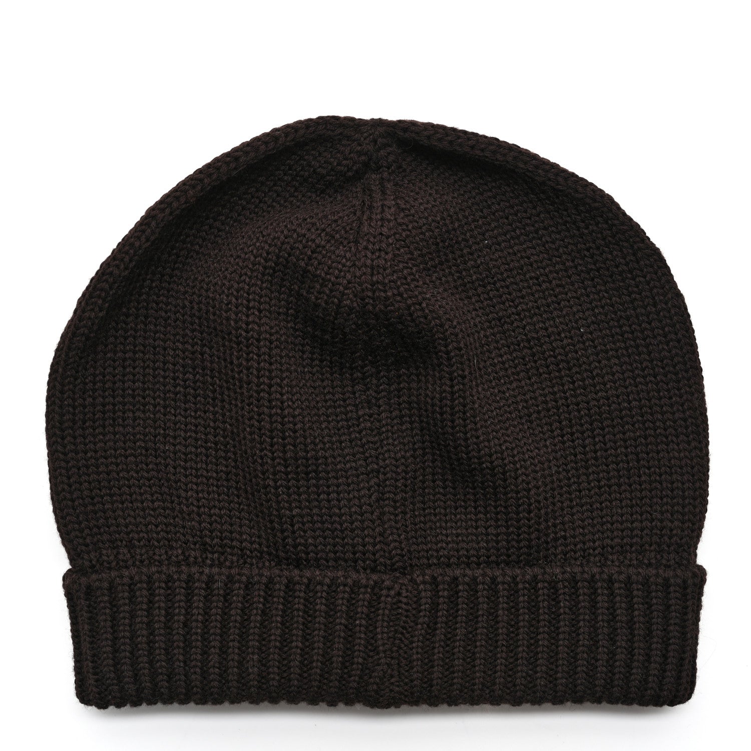 Christian Dior Wool Knit Beanie Dark Brown 3 of 5