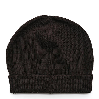 Christian Dior Wool Knit Beanie Dark Brown 3 of 5