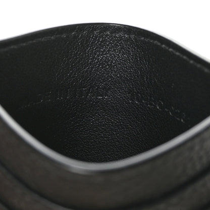 Christian Dior HOMME Grained Calfskin CD Icon Card Holder Black 7 of 9